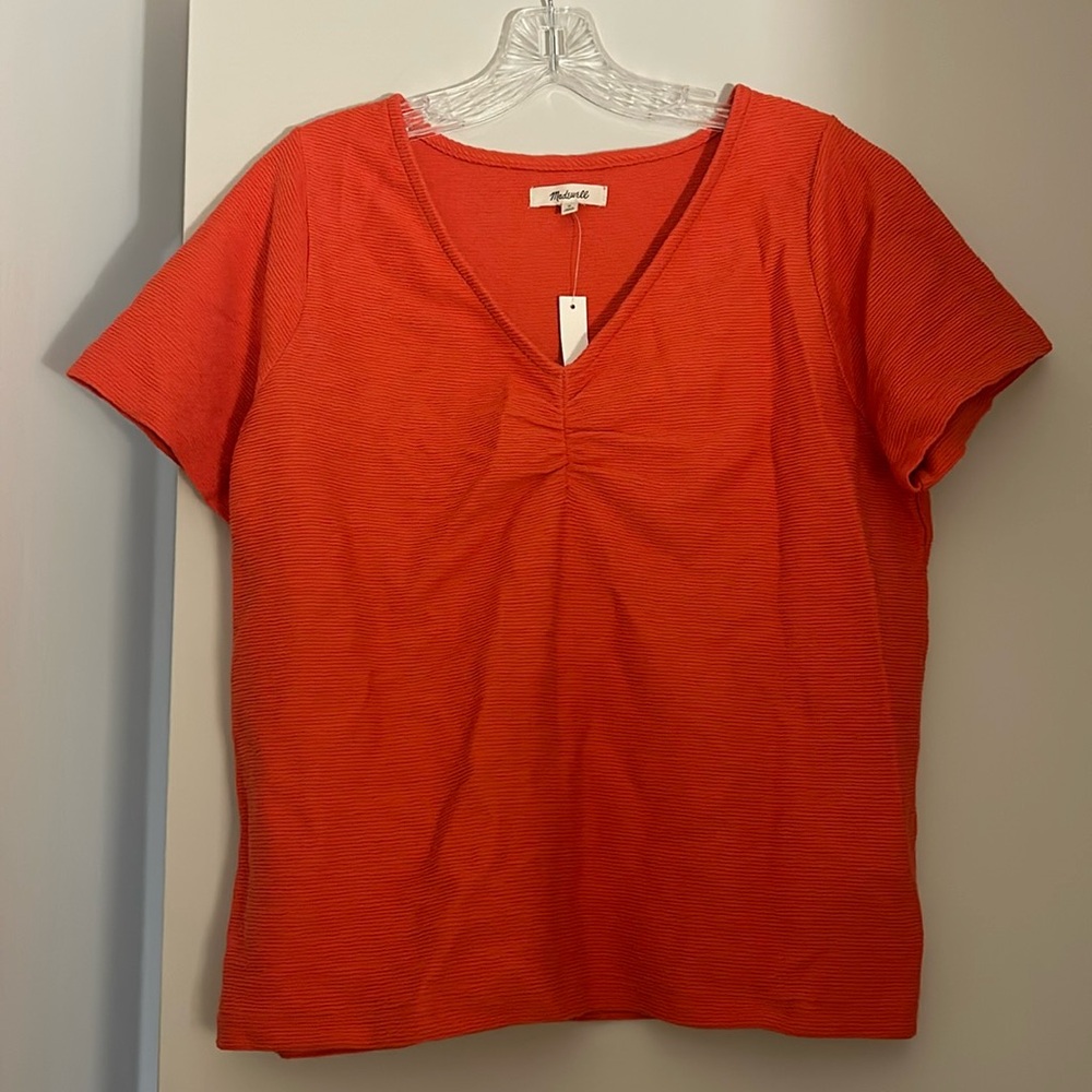 Madewell coral top